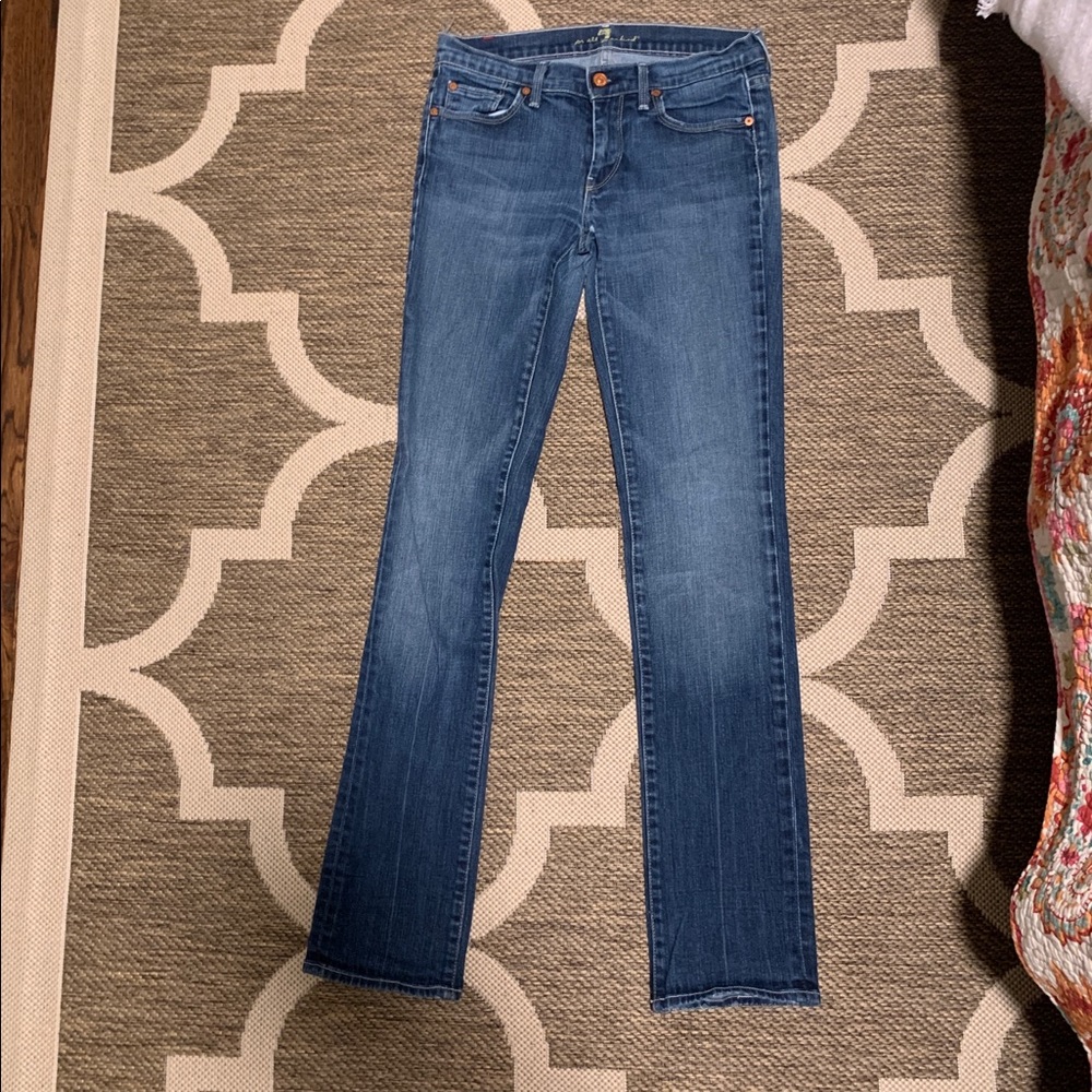 7 for all mankind straight legged women’s jeans 28